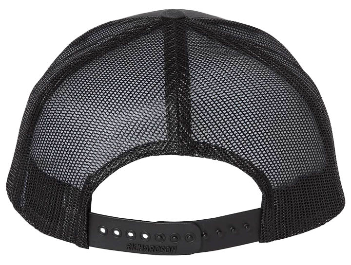 BK EMBROIDERED TRUCKER HAT - BLACK - H5G BRANDS