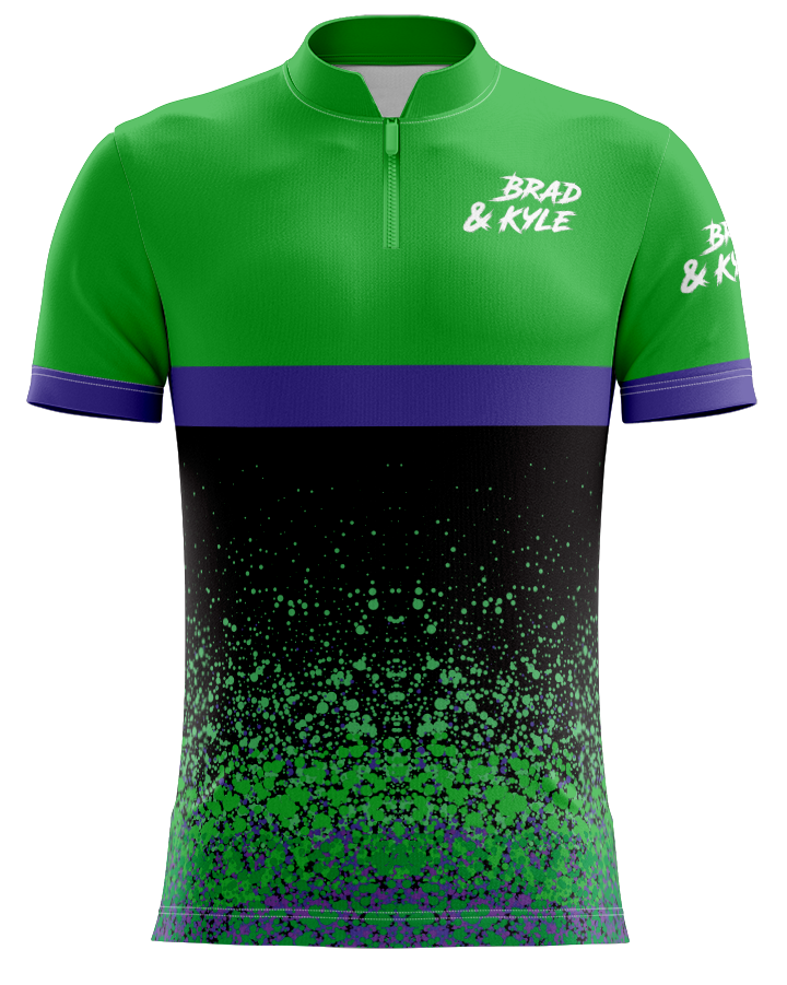 BRAD & KYLE - GREEN & PURPLE GRUNGE