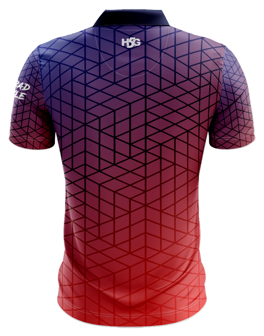 BRAD & KYLE - RED & BLUE HEXAGON