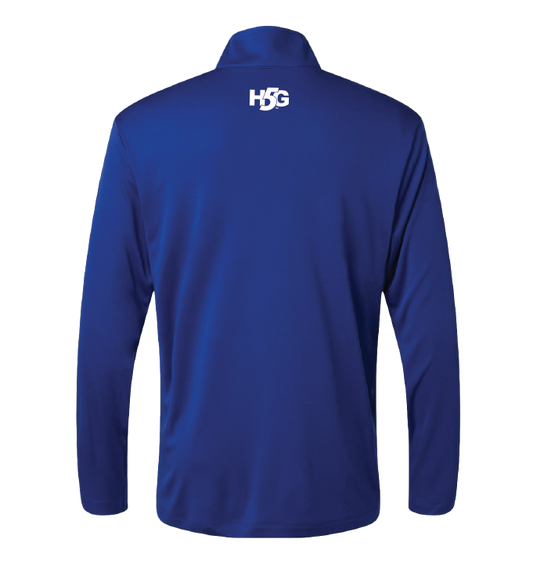 SASC 1/4 ZIP PULLOVER - BLUE