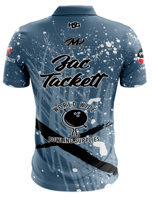 ZAC TACKETT - BLACK & GRAY SWIRL