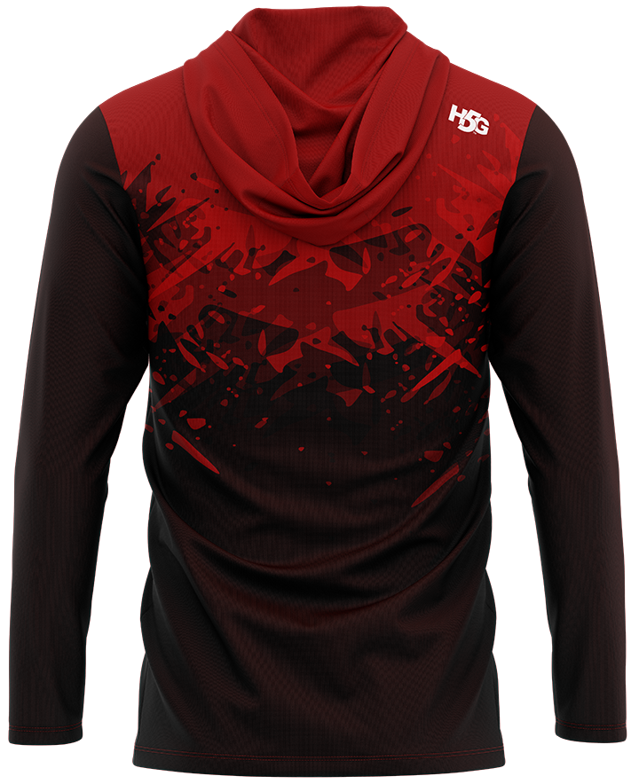 CARDINALS SPLATTER HOODIE (DYE-SUB) - H5G BRANDS