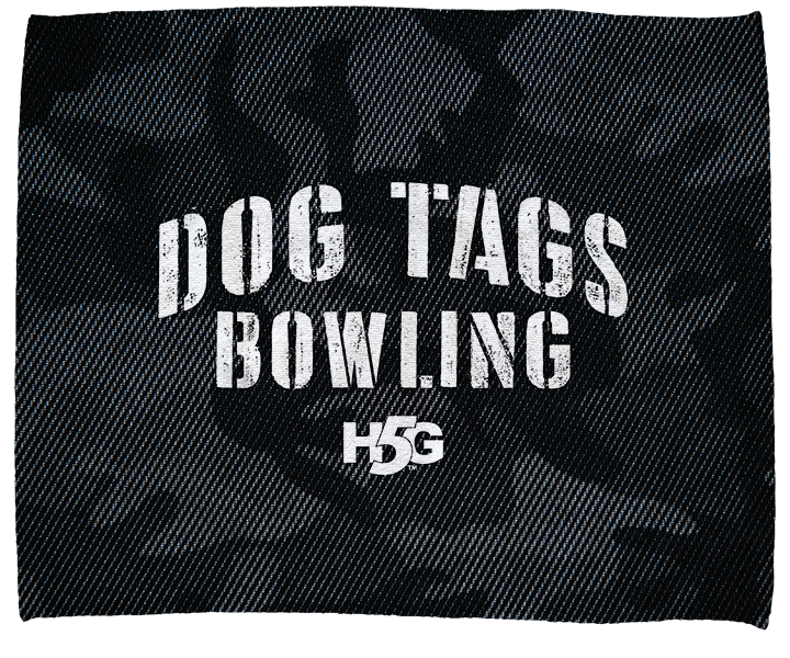 DOG TAGS BOWLING TOWEL - H5G BRANDS