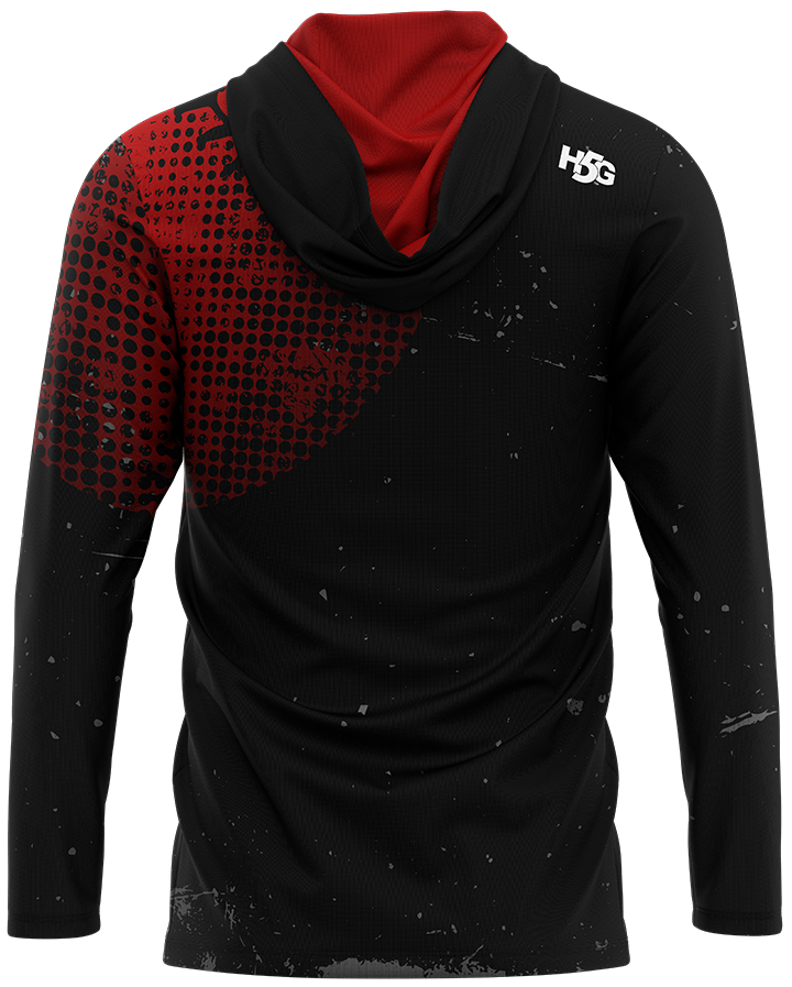 CARDINALS HALFTONE BALL HOODIE (DYE-SUB) - H5G BRANDS