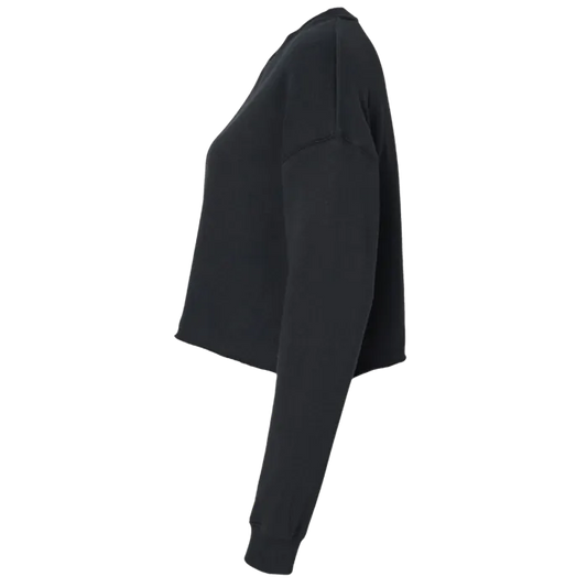 WOMEN'S LIGHTWEIGHT CROP CREWNECK SWEATSHIRT