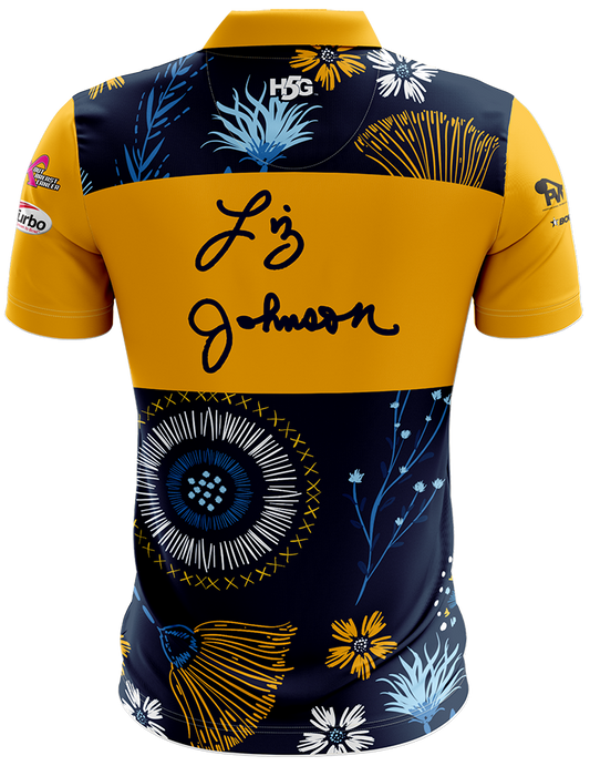 LIZ JOHNSON - GOLDEN FOLK FLORAL