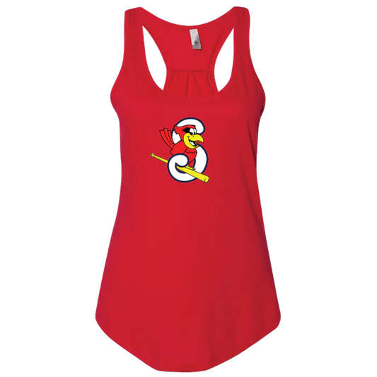 CARDINALS WOMENS GATHERED RACERBACK TANK TOP