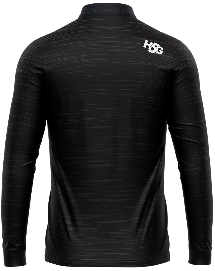 CARDINALS BLACK HEATHER 1/4 ZIP (DYE-SUB) - H5G BRANDS