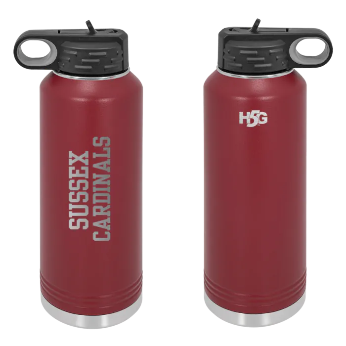 CARDINALS ENGRAVED WATER BOTTLE - H5G BRANDS