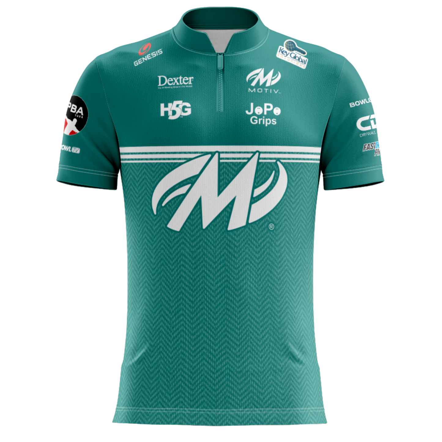 EJ TACKETT - TEAL HERRINGBONE 2026 REPLICA