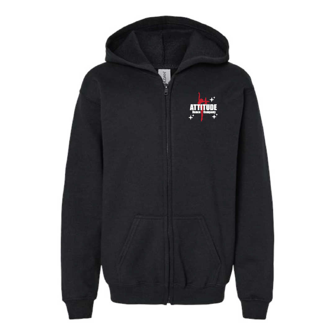 ATTITUDE DANCE DANCER INGREDIENTS - FULL ZIP HOODED SWEATSHIRT - H5G BRANDS
