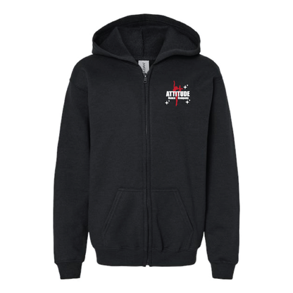 ATTITUDE DANCE DANCER INGREDIENTS - FULL ZIP HOODED SWEATSHIRT - H5G BRANDS