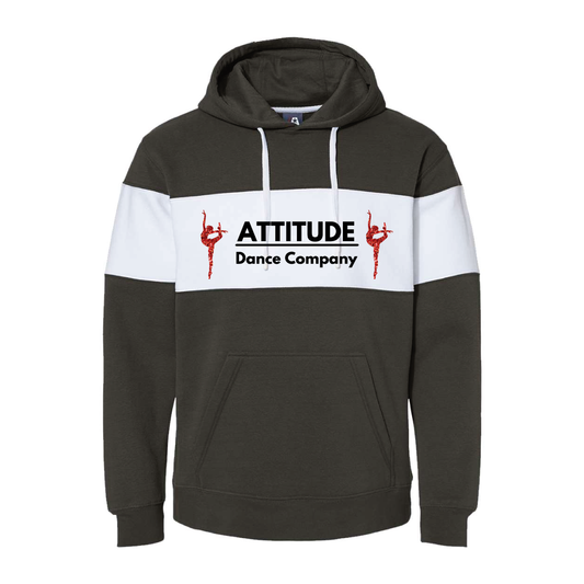 ATTITUDE DANCE - VARSITY FLEECE HOODIE - GLITTER LOGOS - H5G BRANDS