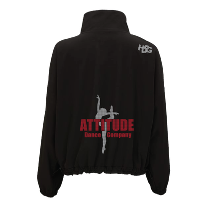 WOMEN'S STRETCH WOVEN 1/4 ZIP SPANGLE PULLOVER - H5G BRANDS