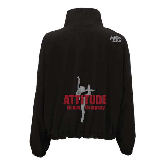 WOMEN'S STRETCH WOVEN 1/4 ZIP SPANGLE PULLOVER - H5G BRANDS