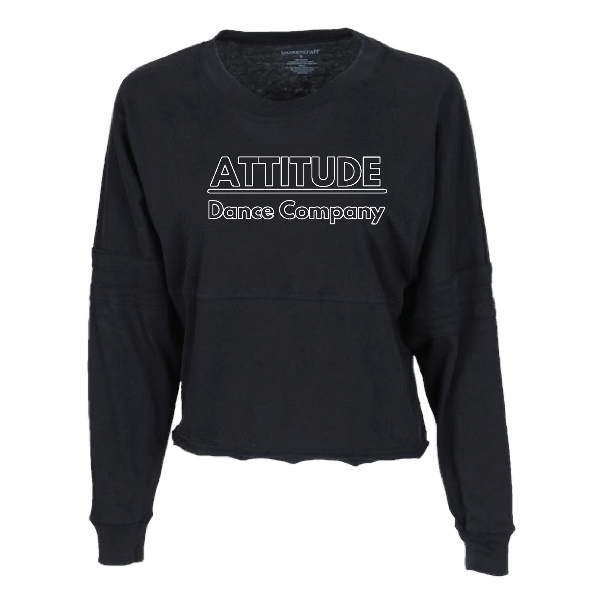 WOMEN'S CROP RETRO JERSEY - GLITTER LOGOS - H5G BRANDS