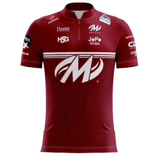 EJ TACKETT - DARK RED HERRINGBONE 2026 REPLICA