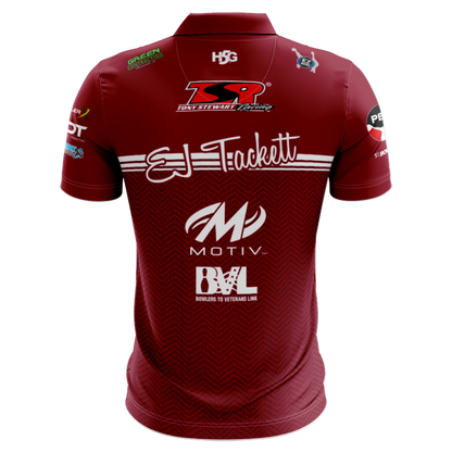 EJ TACKETT - DARK RED HERRINGBONE 2026