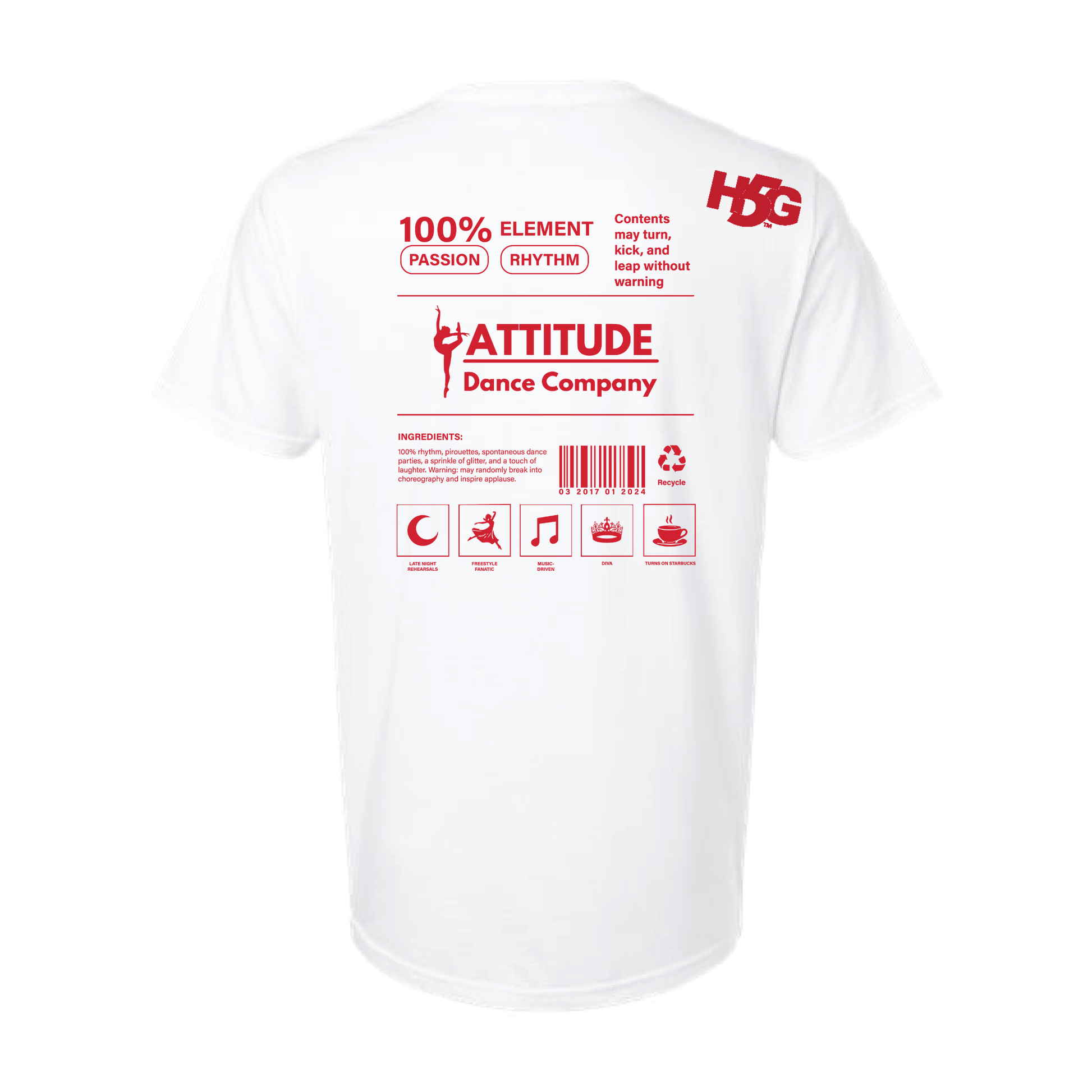 ATTITUDE DANCE DANCER INGREDIENTS (MULTI COLORS & HOODIE OPTIONS) - H5G BRANDS