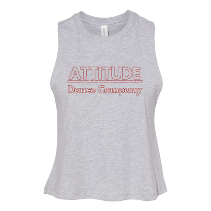 ATTITUDE DANCE - WOMEN'S RACERBACK CROP TANK - H5G BRANDS