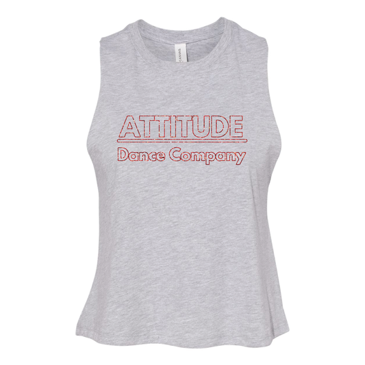ATTITUDE DANCE - WOMEN'S RACERBACK CROP TANK - H5G BRANDS