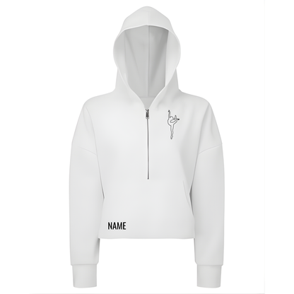 WOMEN'S HALF-ZIP HOODED SWEATSHIRT (MULTI COLORS AVAILABLE) - H5G BRANDS