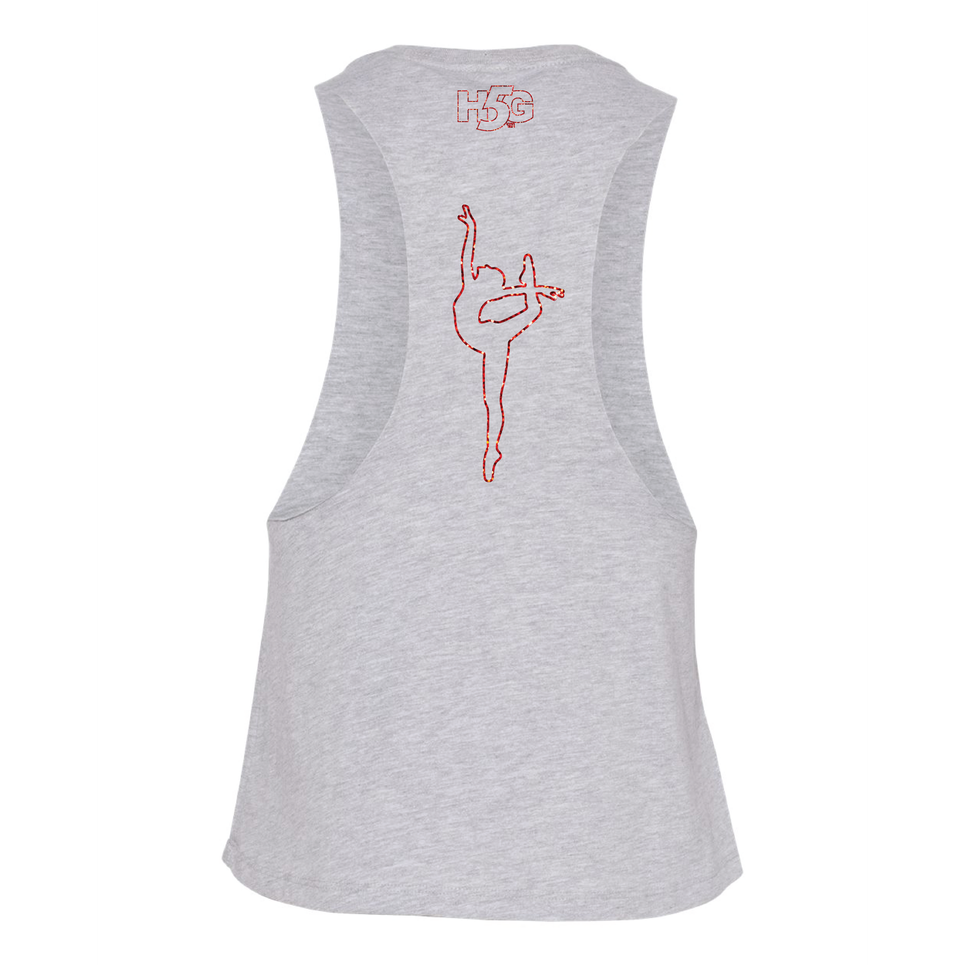 ATTITUDE DANCE - WOMEN'S RACERBACK CROP TANK - H5G BRANDS