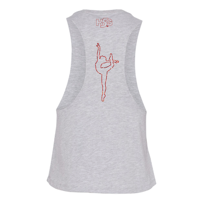 ATTITUDE DANCE - WOMEN'S RACERBACK CROP TANK - H5G BRANDS