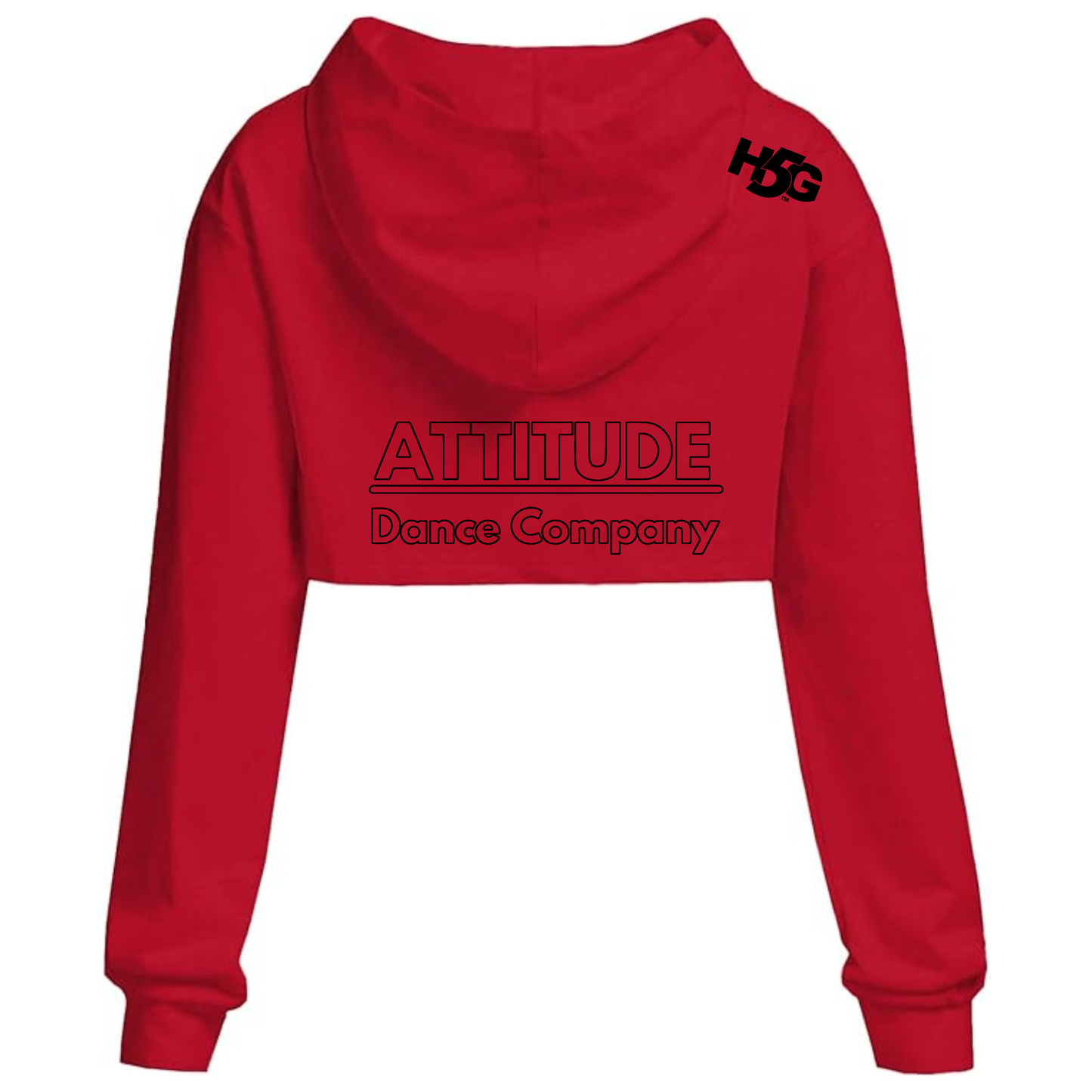 GIRLS CROP TOP HOODIE LONG SLEEVE PULLOVER (MULTI COLORS AVAILABLE) - H5G BRANDS