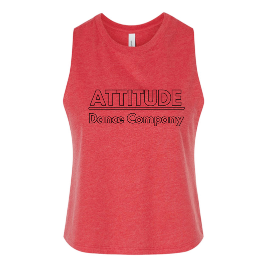 ATTITUDE DANCE - WOMEN'S RACERBACK CROP TANK - H5G BRANDS