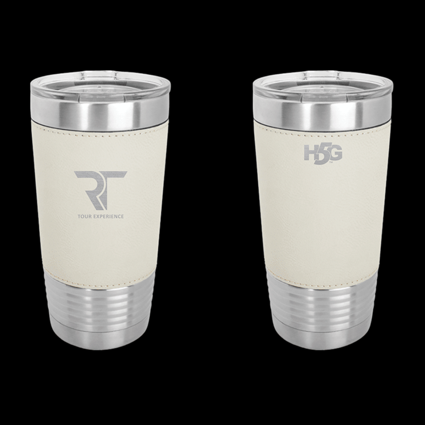 RT TOUR LEATHER WRAPPED TUMBLER