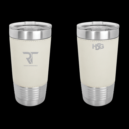 RT TOUR LEATHER WRAPPED TUMBLER