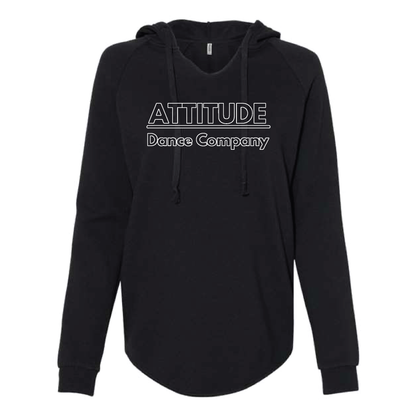WOMEN'S LIGHTWEIGHT HOODED SWEATSHIRT - GLITTER LOGOS - H5G BRANDS