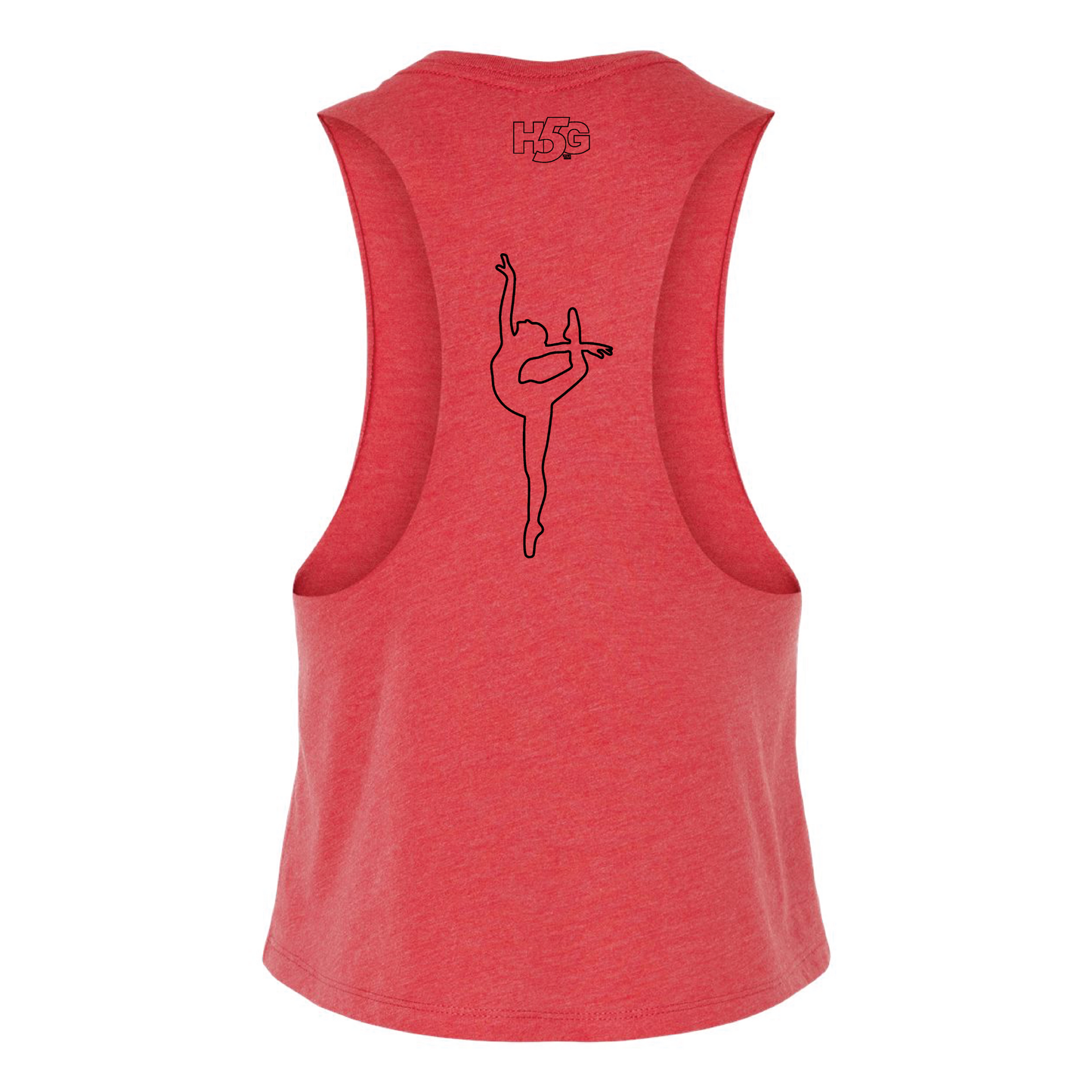 ATTITUDE DANCE - WOMEN'S RACERBACK CROP TANK - H5G BRANDS