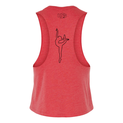 ATTITUDE DANCE - WOMEN'S RACERBACK CROP TANK - H5G BRANDS