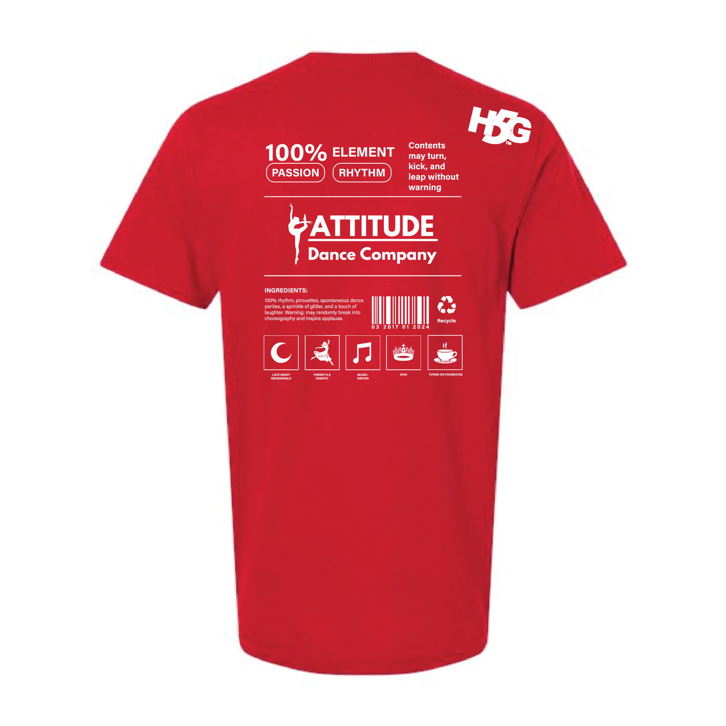 ATTITUDE DANCE DANCER INGREDIENTS (MULTI COLORS & HOODIE OPTIONS) - H5G BRANDS