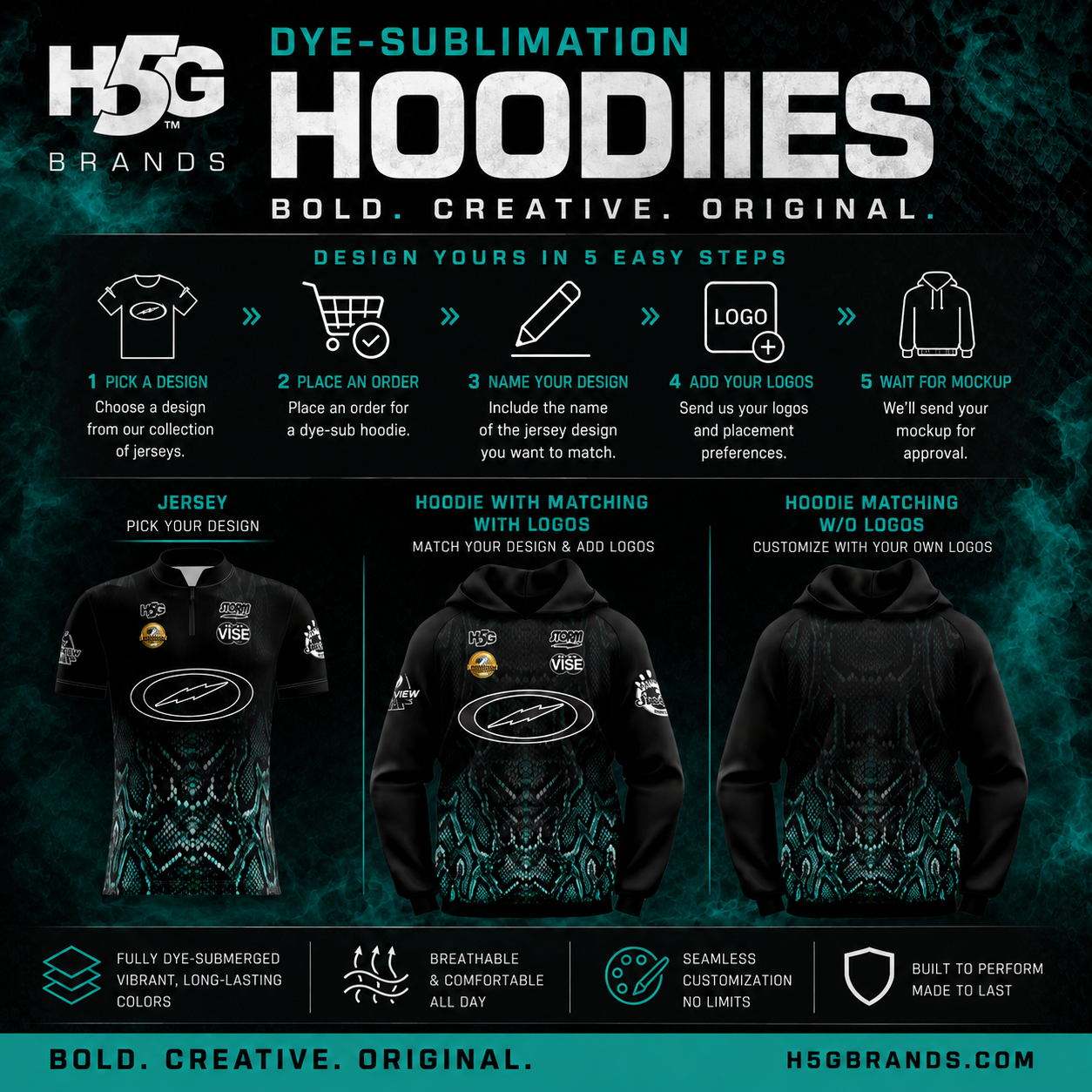DYE SUB HOODIE - CUSTOM