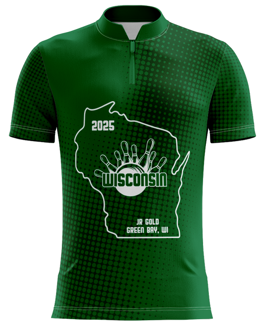 WISCONSIN JR. GOLD JERSEY - GREEN