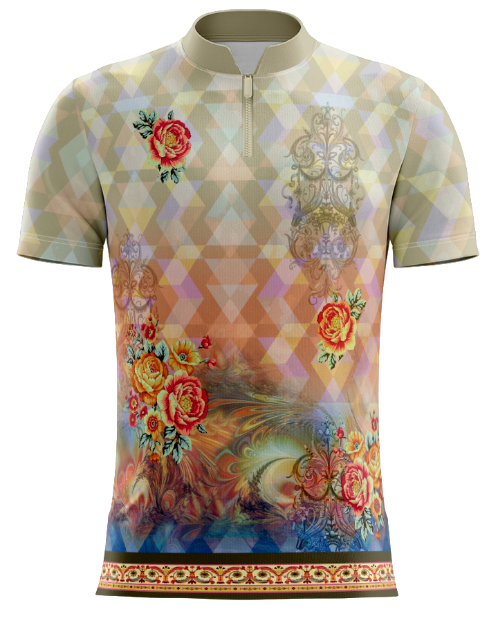 H5G BOWLING JERSEY - GOLDEN MOSAIC – H5G BRANDS