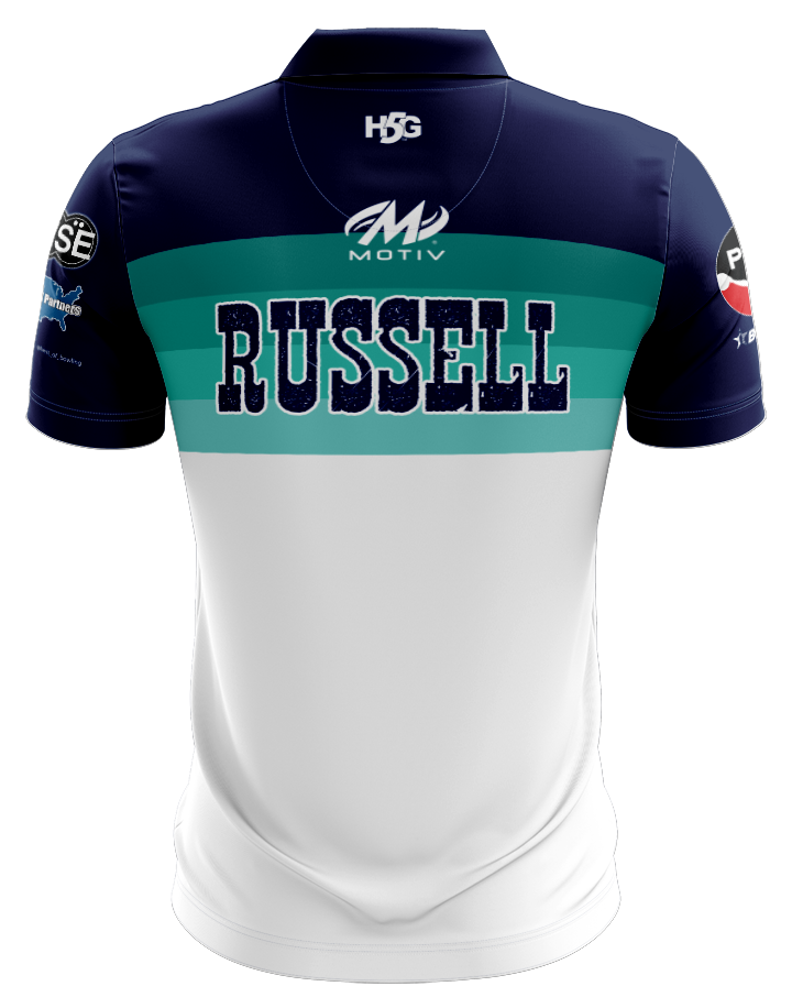 RONNIE RUSSELL - RETRO STRIPES NAVY