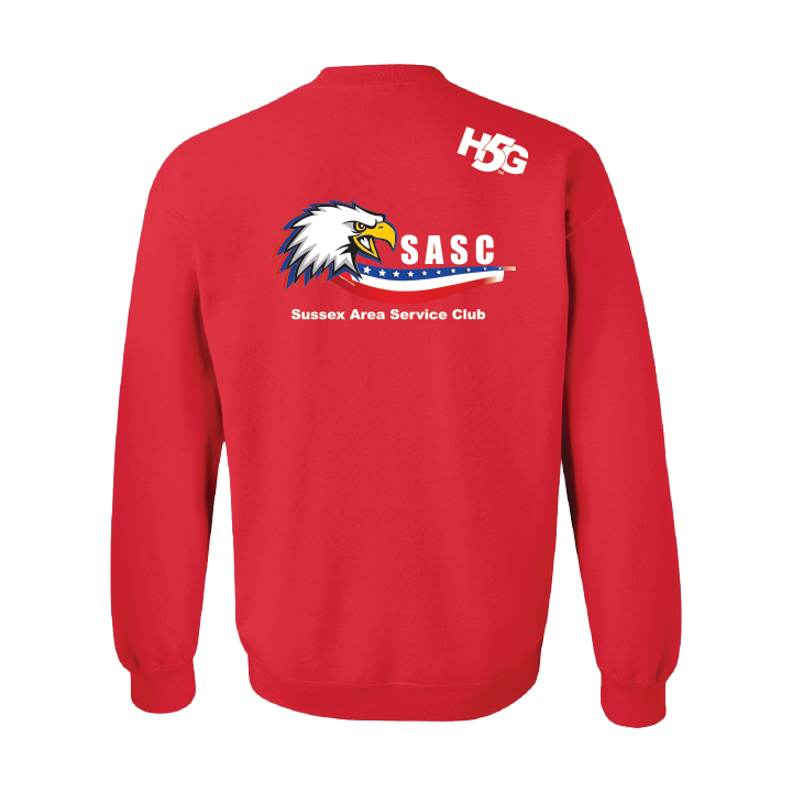 SASC CREWNECK SWEATSHIRT - RED