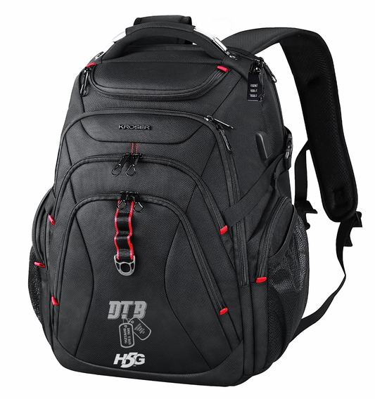 DOG TAGS EMBROIDERED BACKPACK