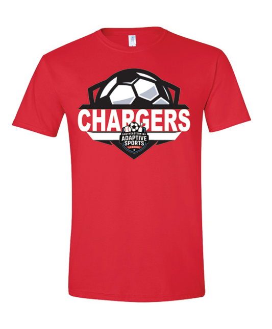 HAMILTON CHARGERS - SOCCER T-SHIRT (RED)