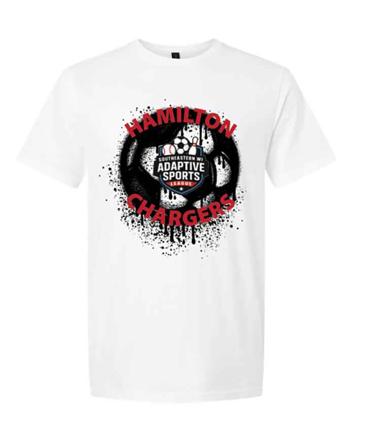 HAMILTON CHARGERS - SOCCER T-SHIRT (WHITE)