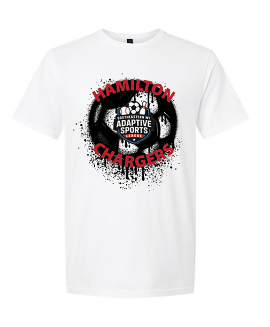 HAMILTON CHARGERS - SOCCER T-SHIRT (WHITE)