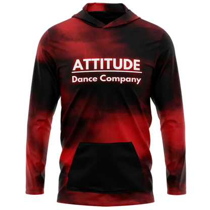 ATTITUDE DANCE - TYE DYE HOODIE (DYE-SUB)