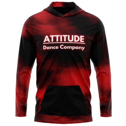 ATTITUDE DANCE - TYE DYE HOODIE (DYE-SUB)