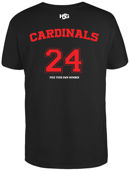 CARDINALS PERSONAL NUMBER TEE