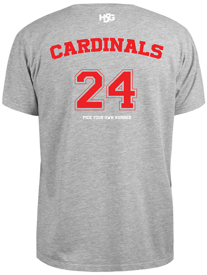 CARDINALS PERSONAL NUMBER TEE