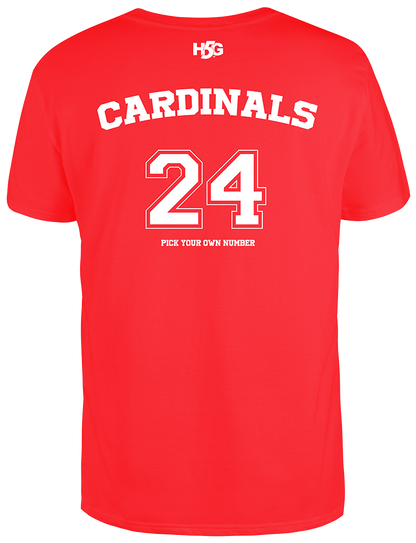 CARDINALS PERSONAL NUMBER TEE